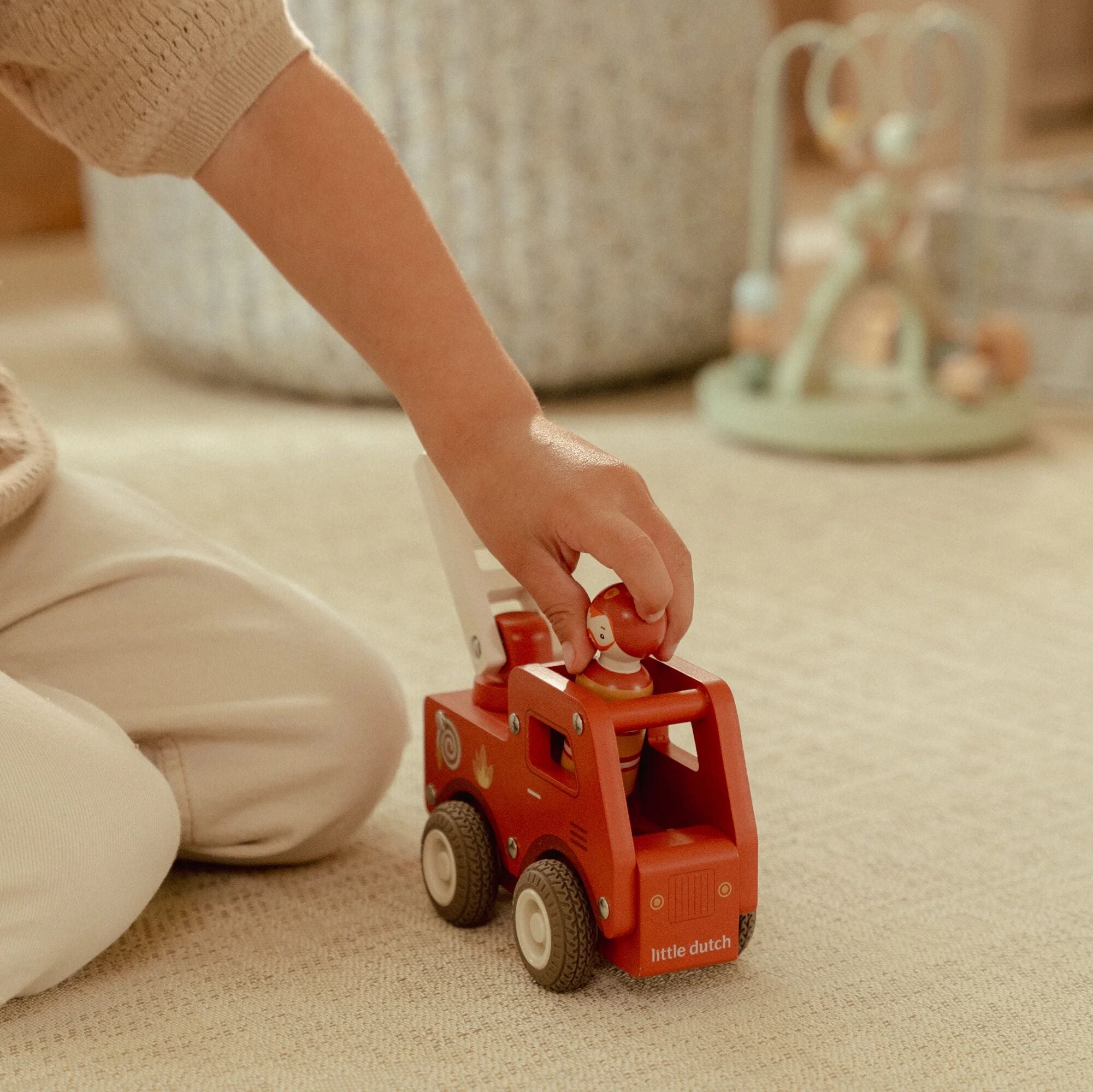 Wooden Fire Truck