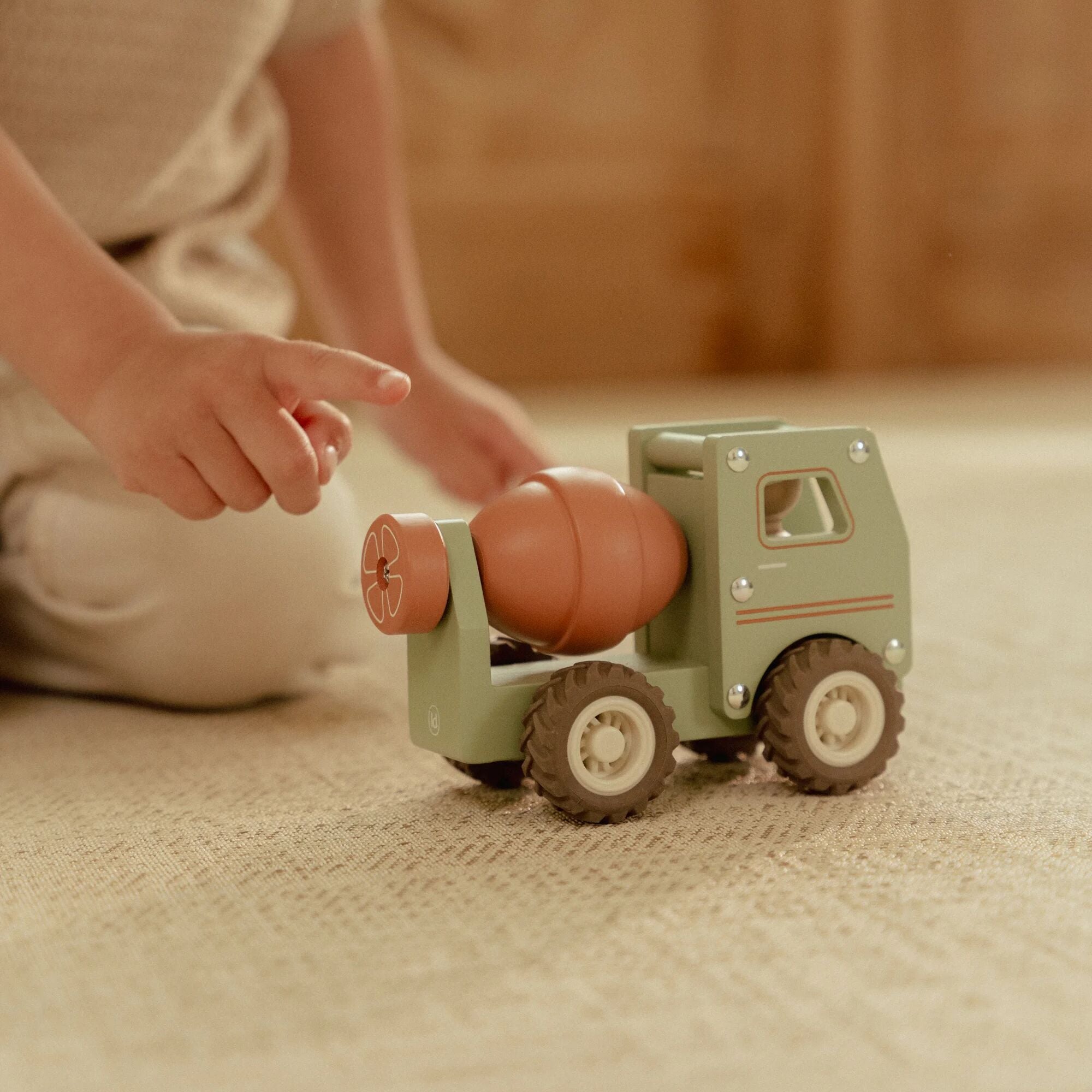 Wooden Cement Truck
