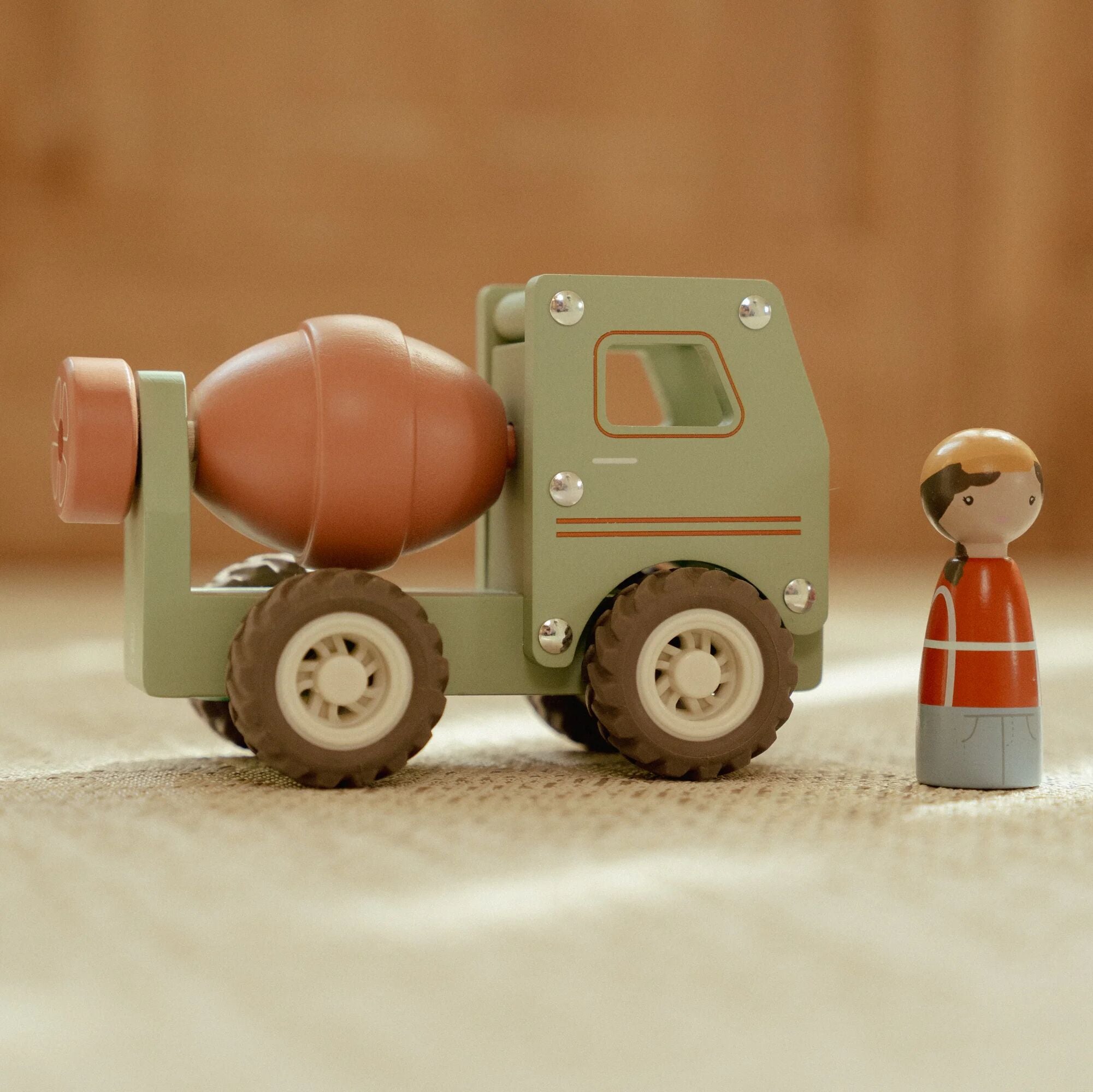 Wooden Cement Truck