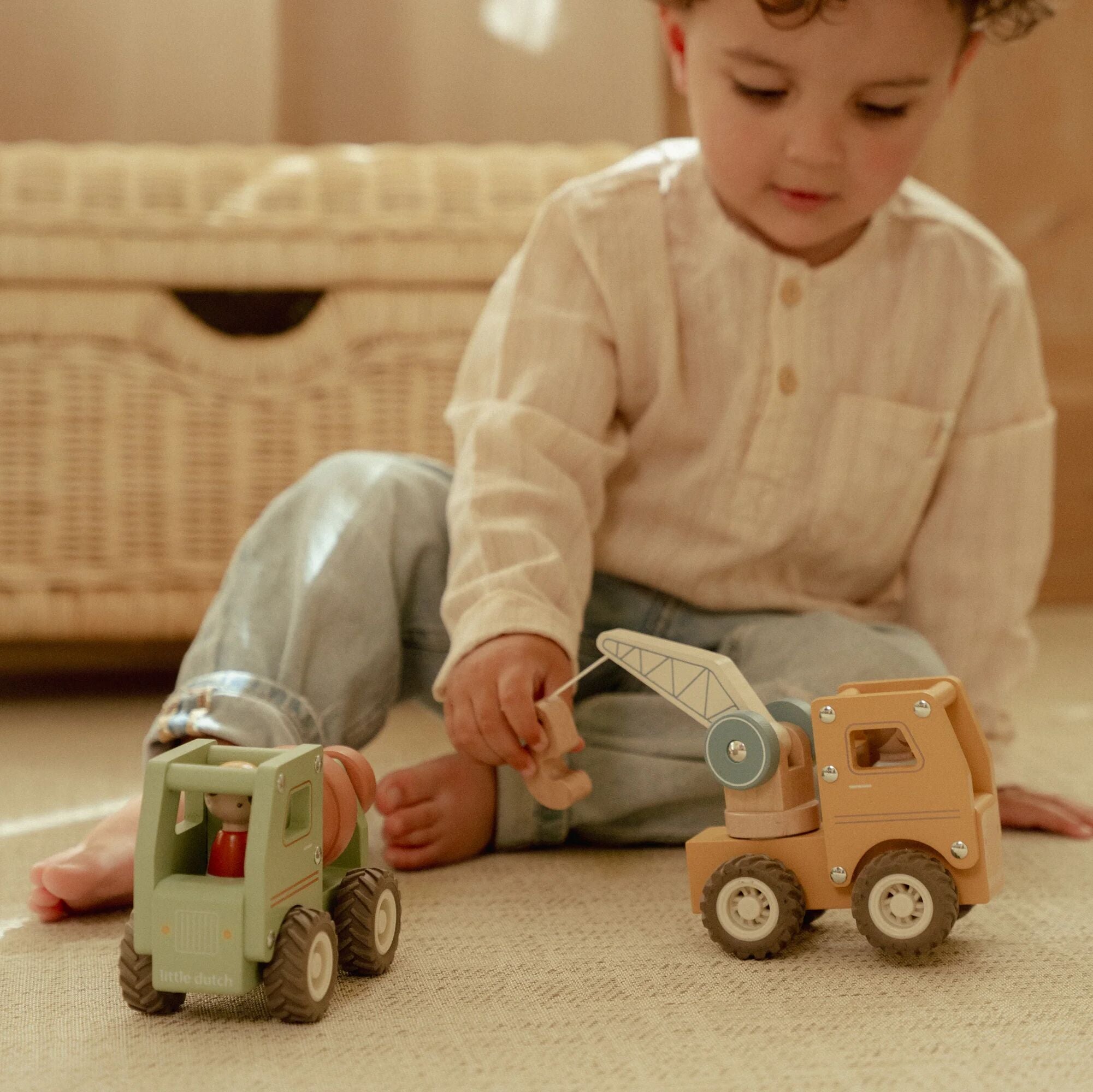 Wooden Cement Truck