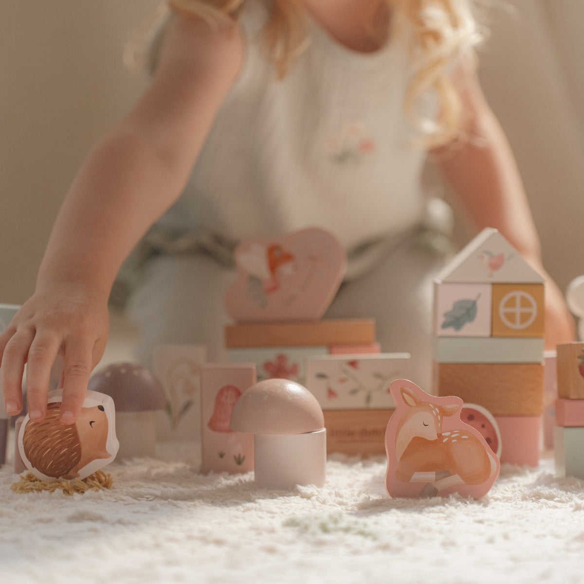 Fairy Garden Wooden Building Block Set