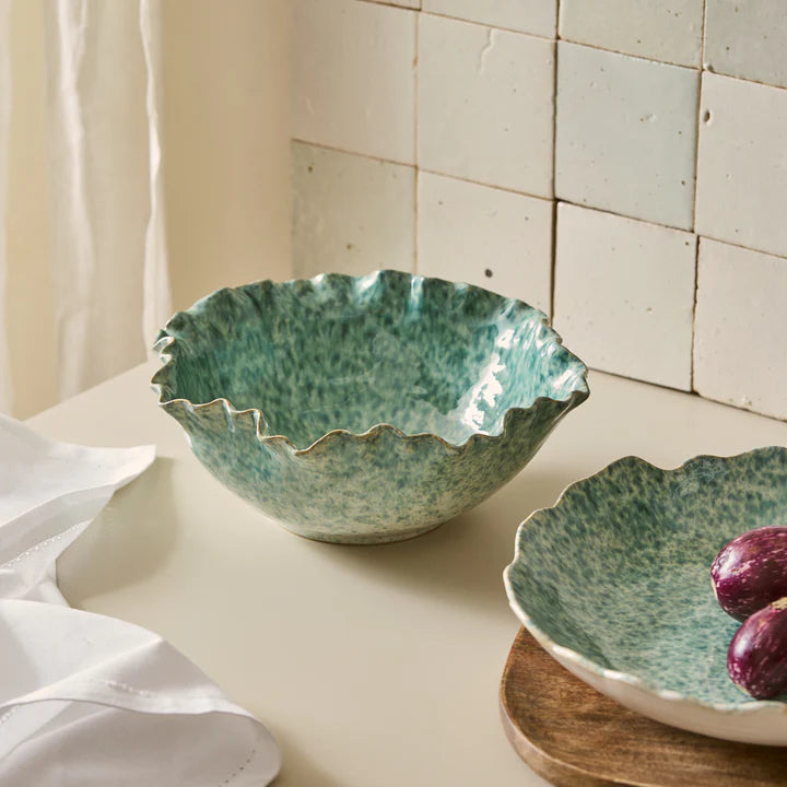 Lagoon Speckle Blue Glazed Bowl Lifetsyle Image