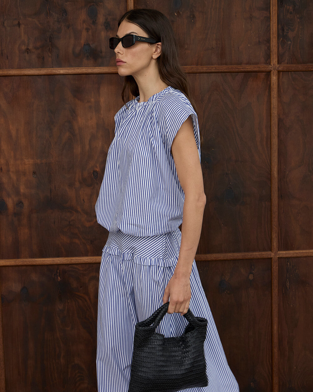 Laura Shell Top | Stripe