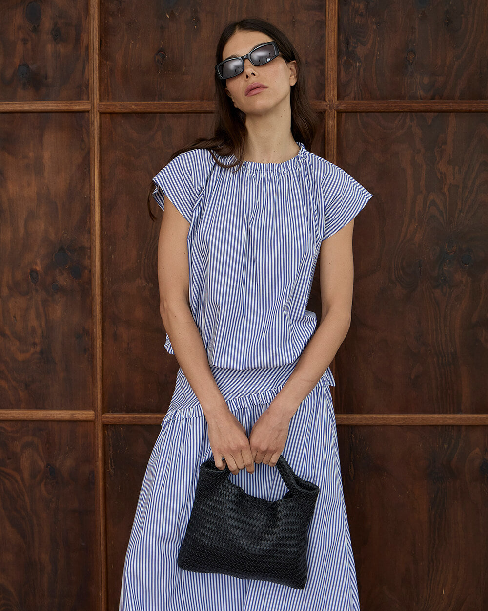 Laura Shell Top | Stripe