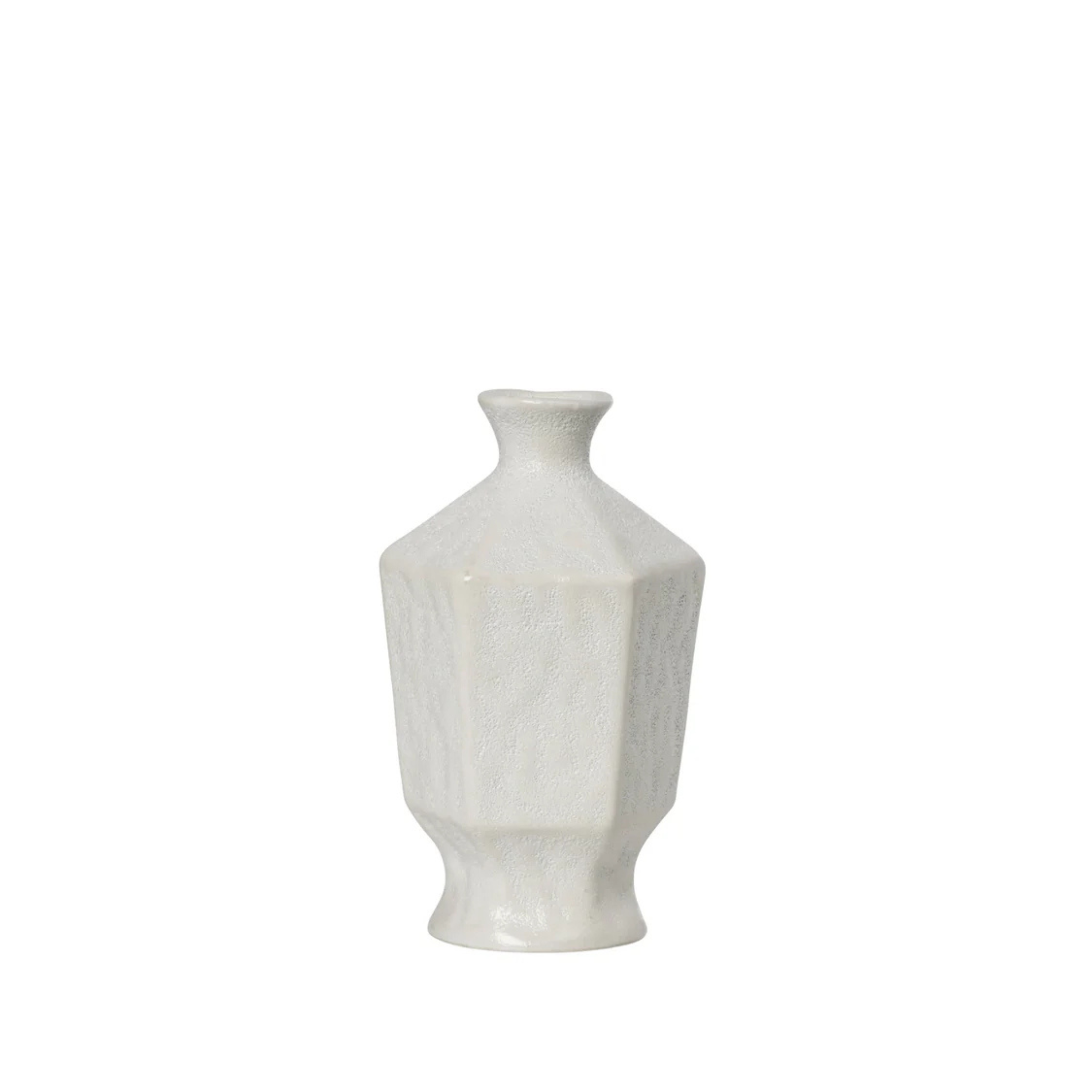 Lido Vase | White Pebble