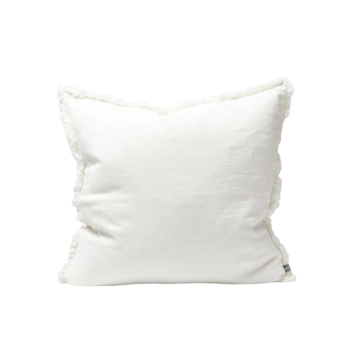 Off White Luca Boho Linen Cushion