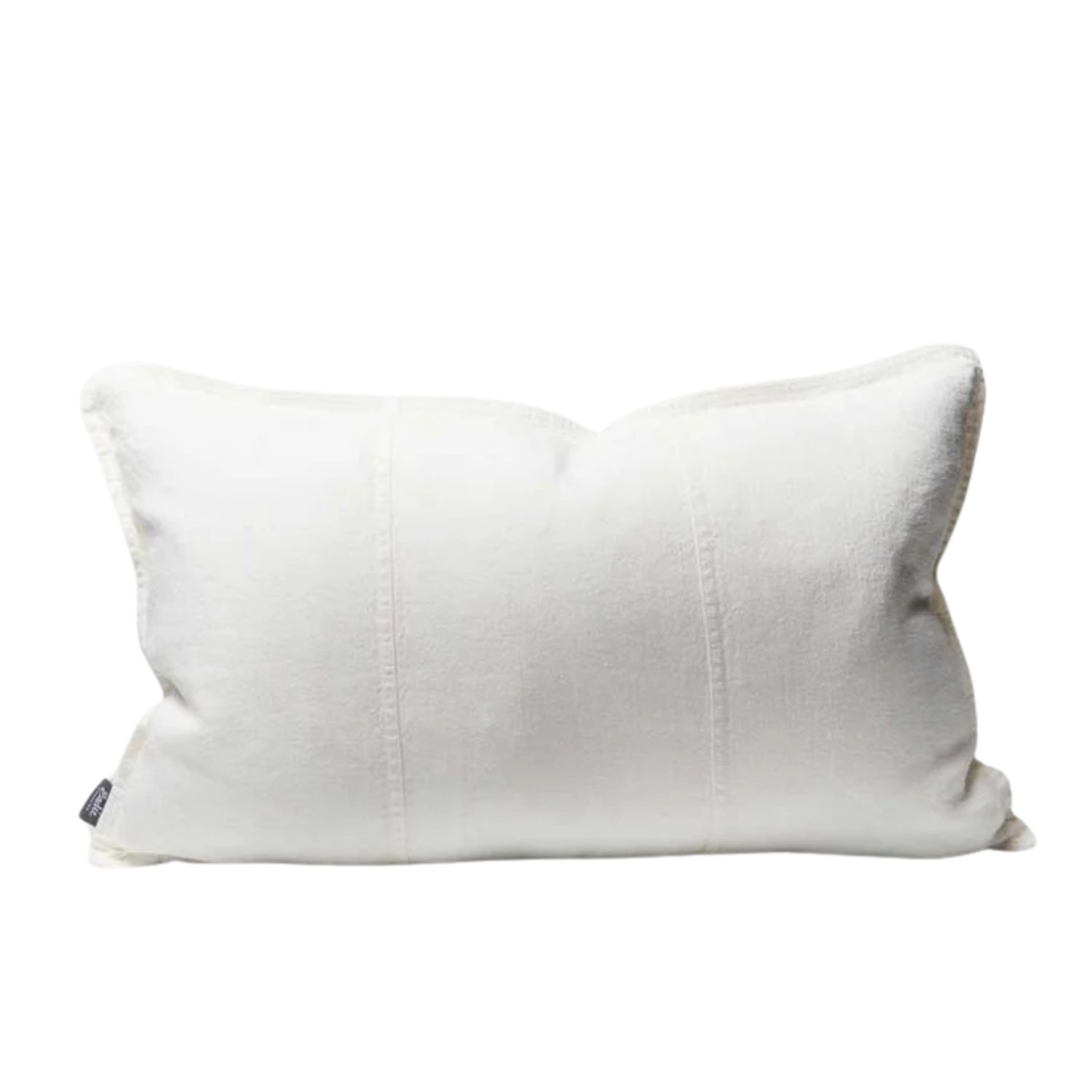 Luca Off White Linen Lumbar Cushion