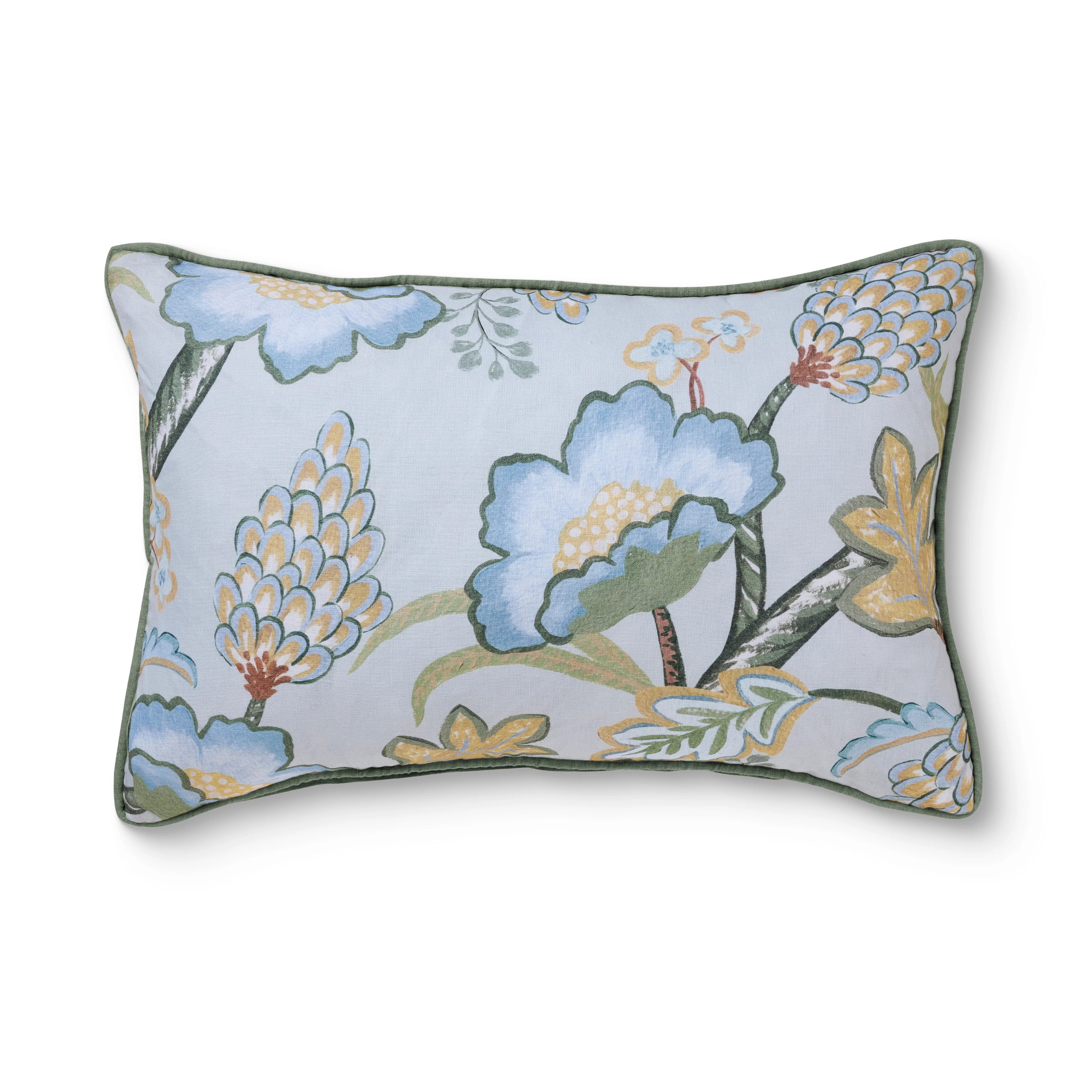 Malmsbury Blue Lumbar Cushion