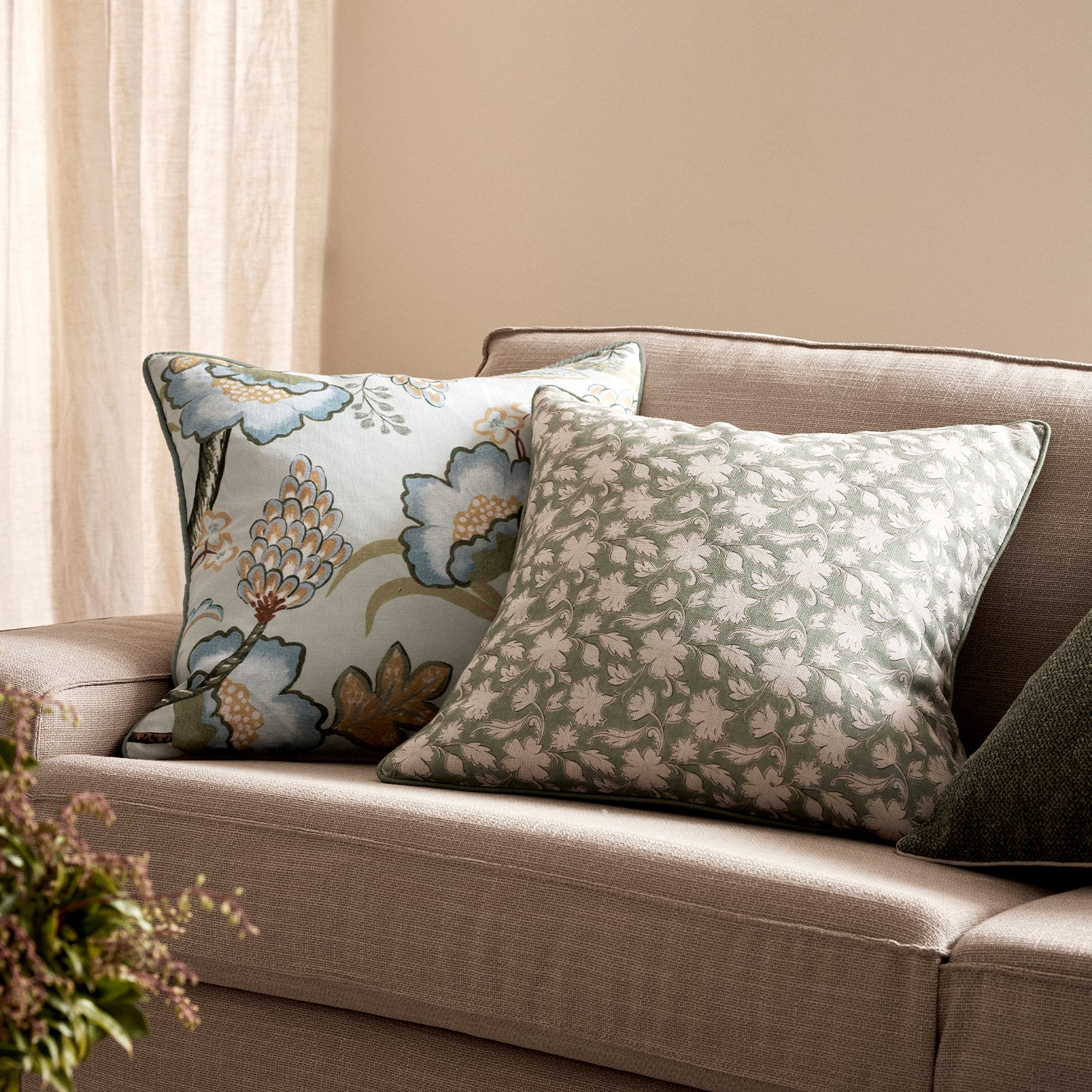 Malmsbury Blue Cushion