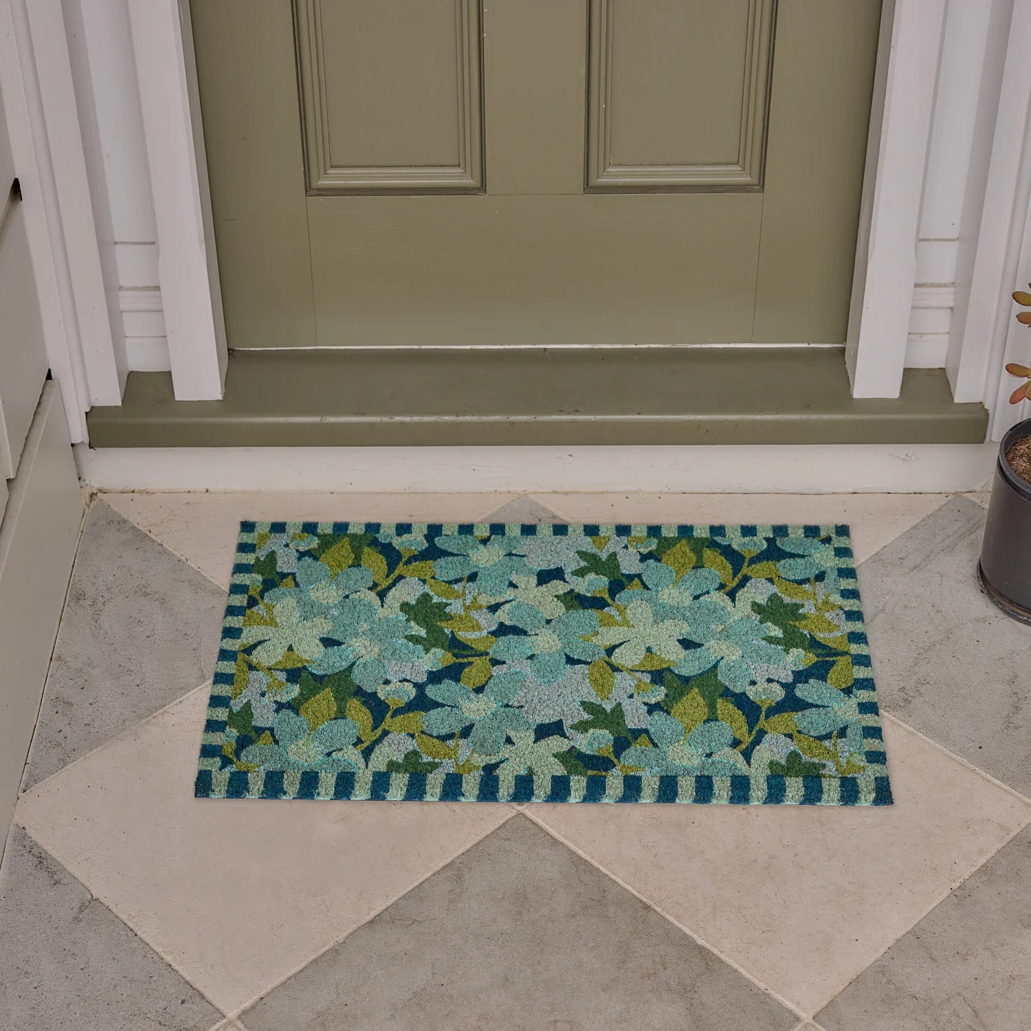 Meadow Teal Doormat