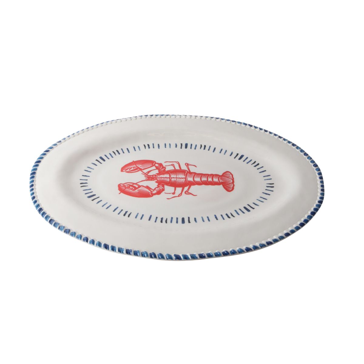 Melamine Nautical Lobster Oval Platter