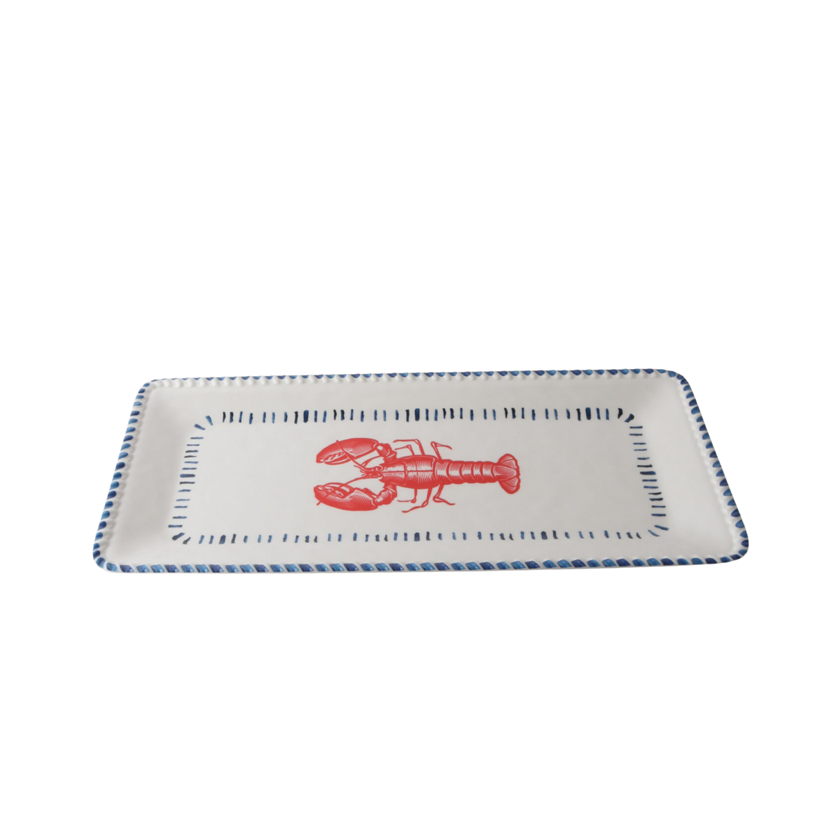 Melamine Nautical Lobster Rectangle Platter
