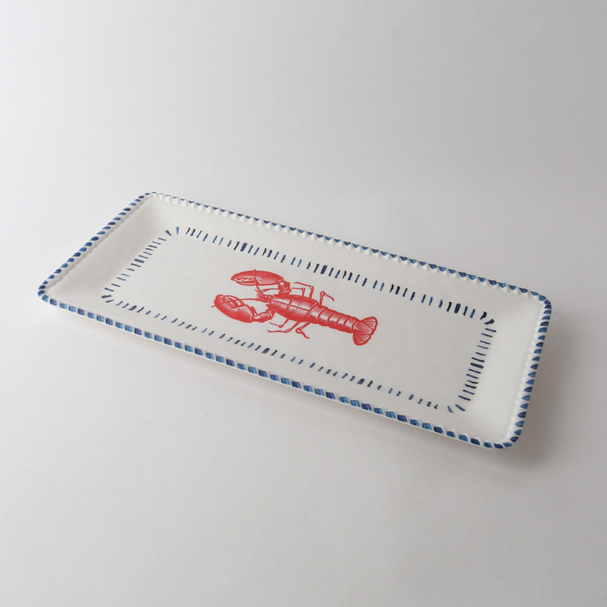 Melamine Nautical Lobster Rectangle Platter