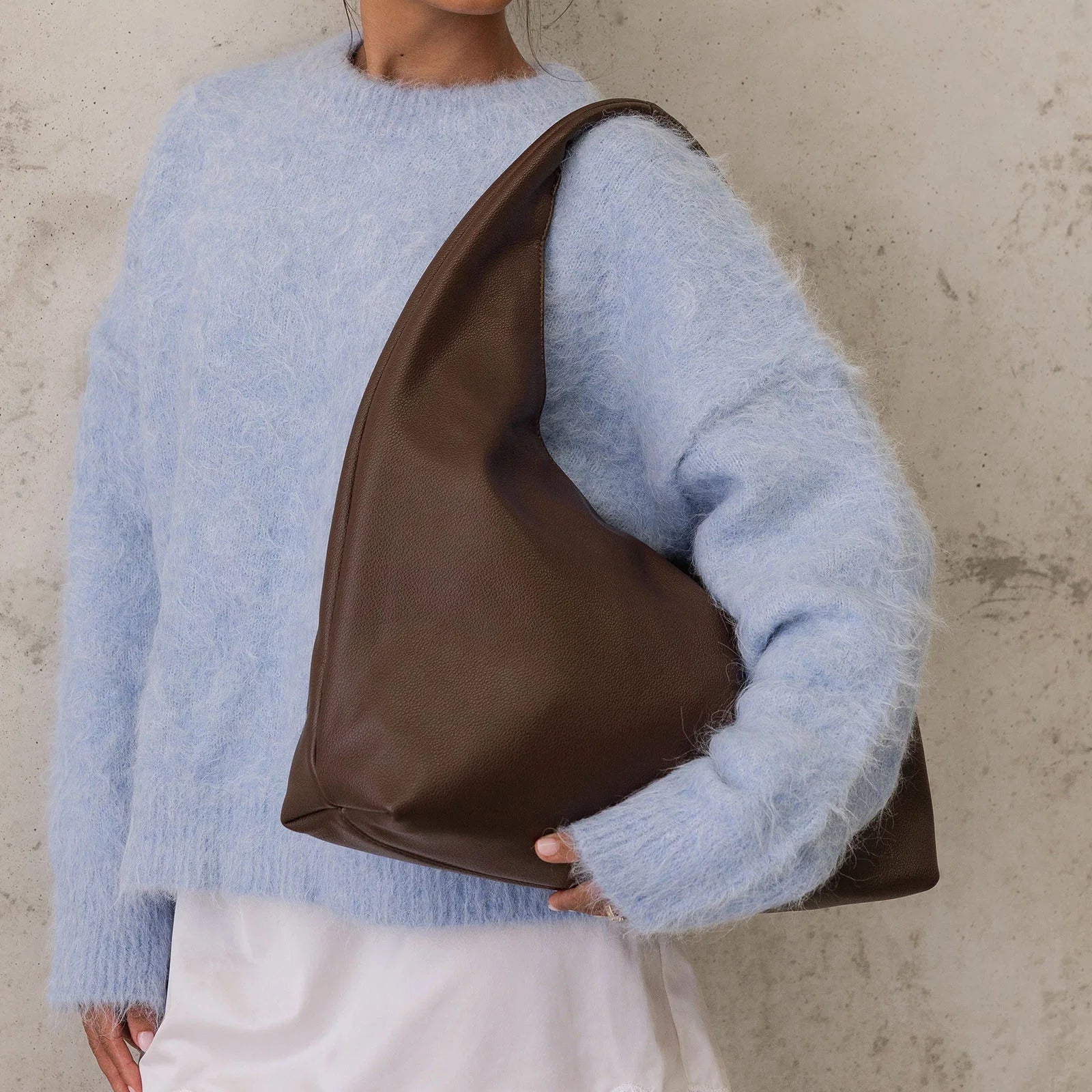 Monaco Shoulder Bag | Chocolate