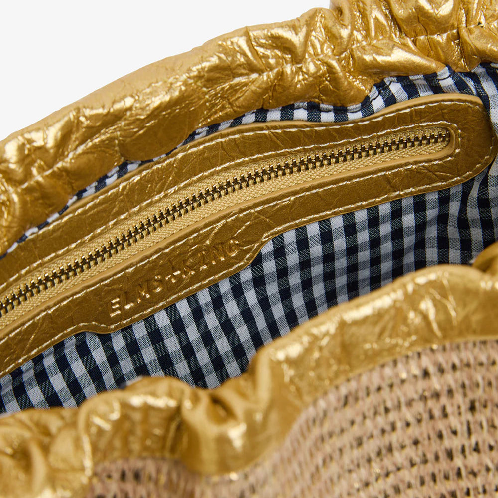 Monty Xbody Bag | Gold Weave
