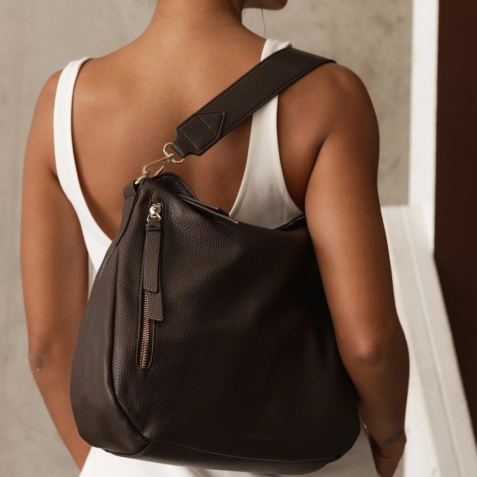 Nadia Shoulder Bag | Chocolate