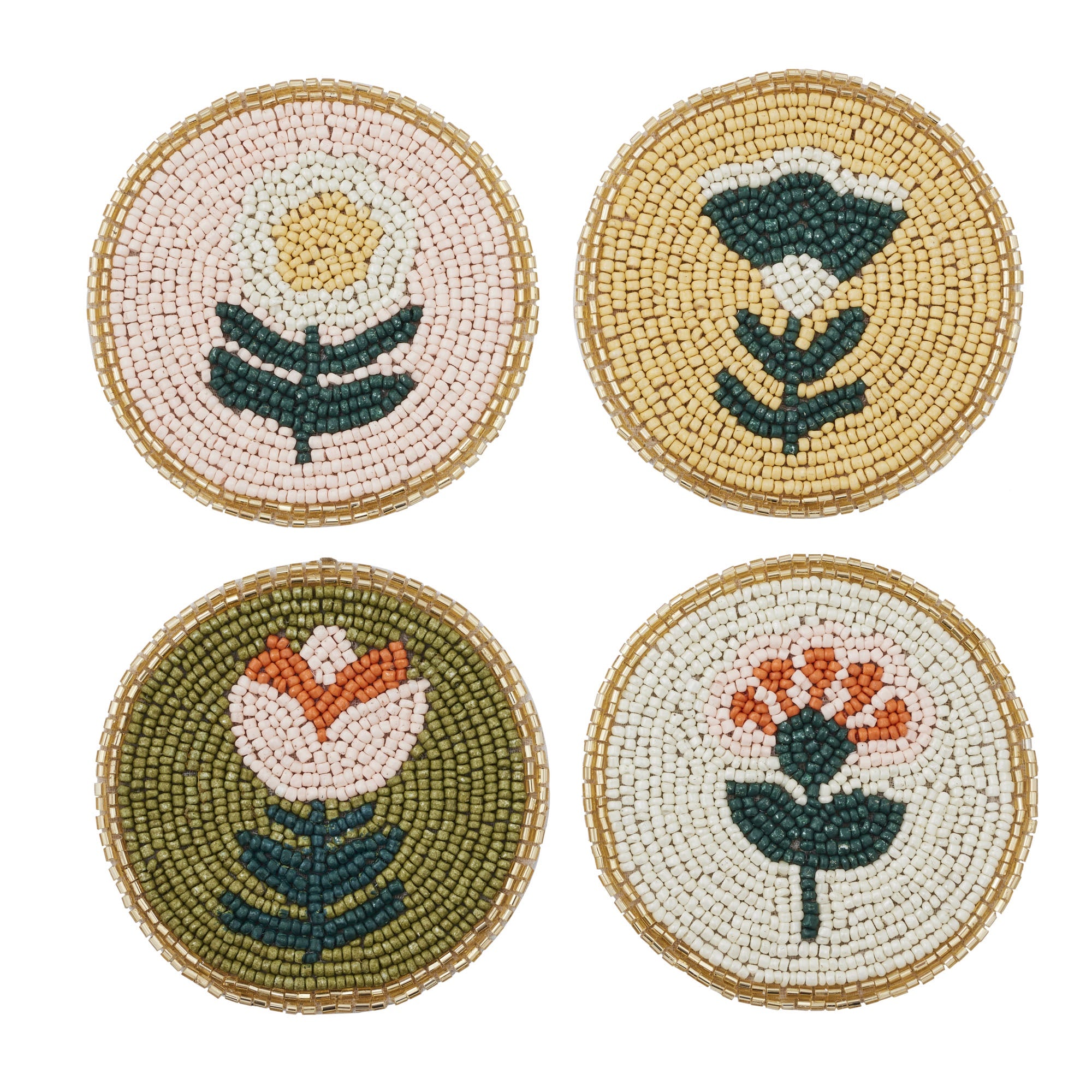 Freya S/4 Beaded Coasters