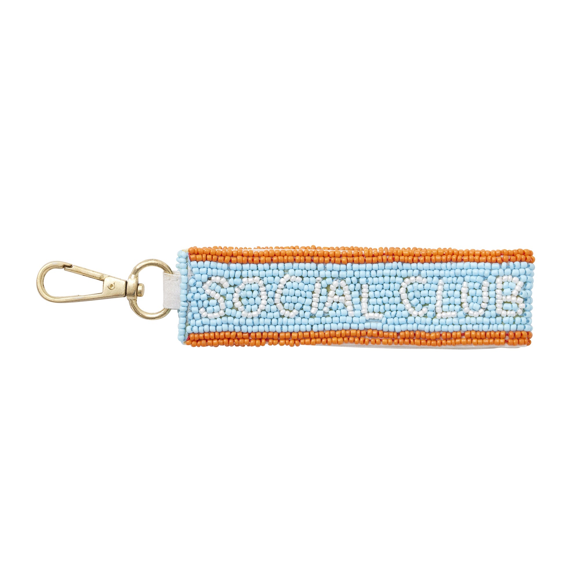 'Social Club' Beaded Keyring