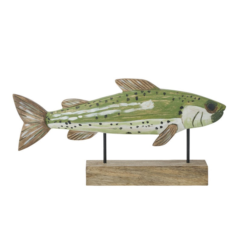 Salmon Mounted Sculpture