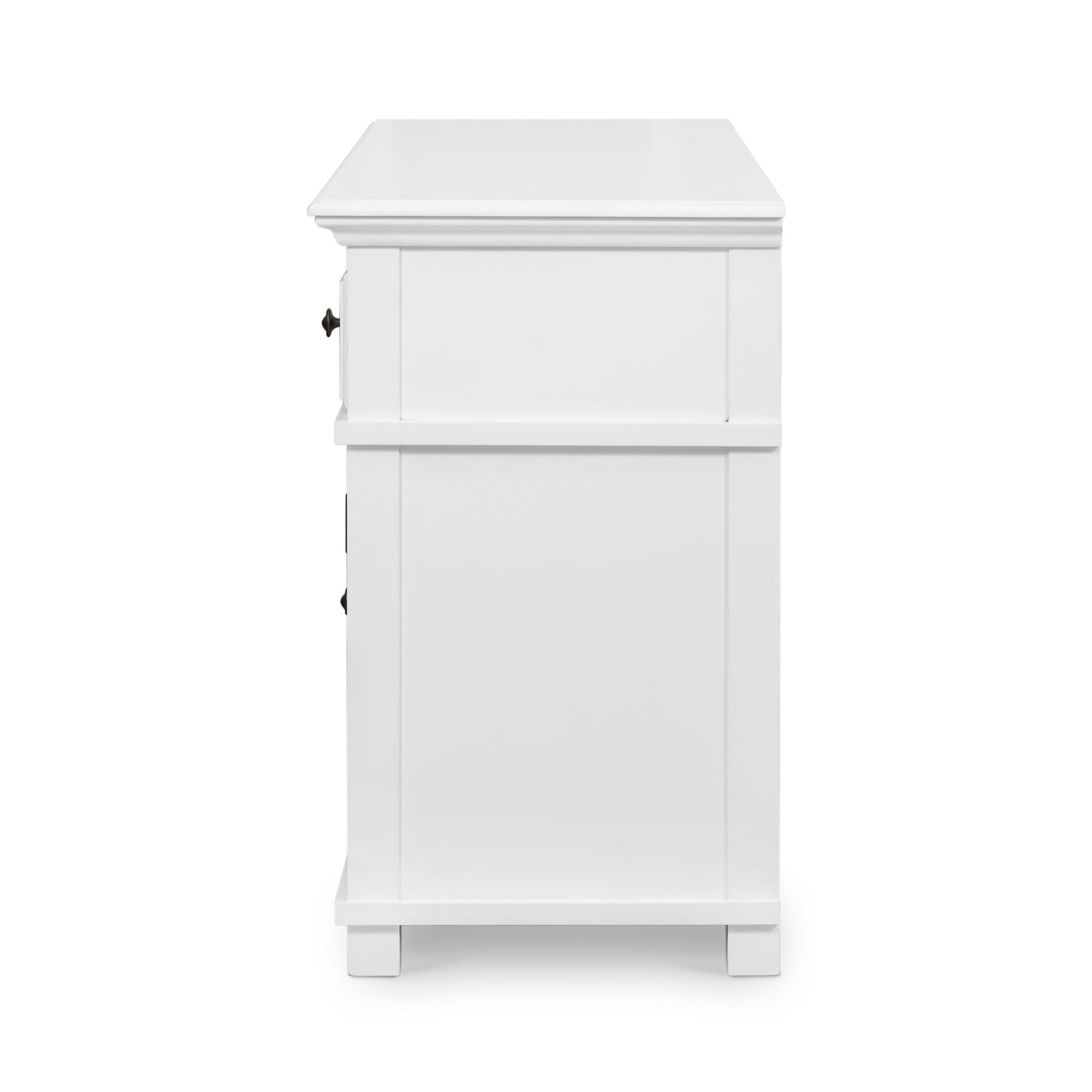 West Beach White 3 Door Hamptons Buffet
