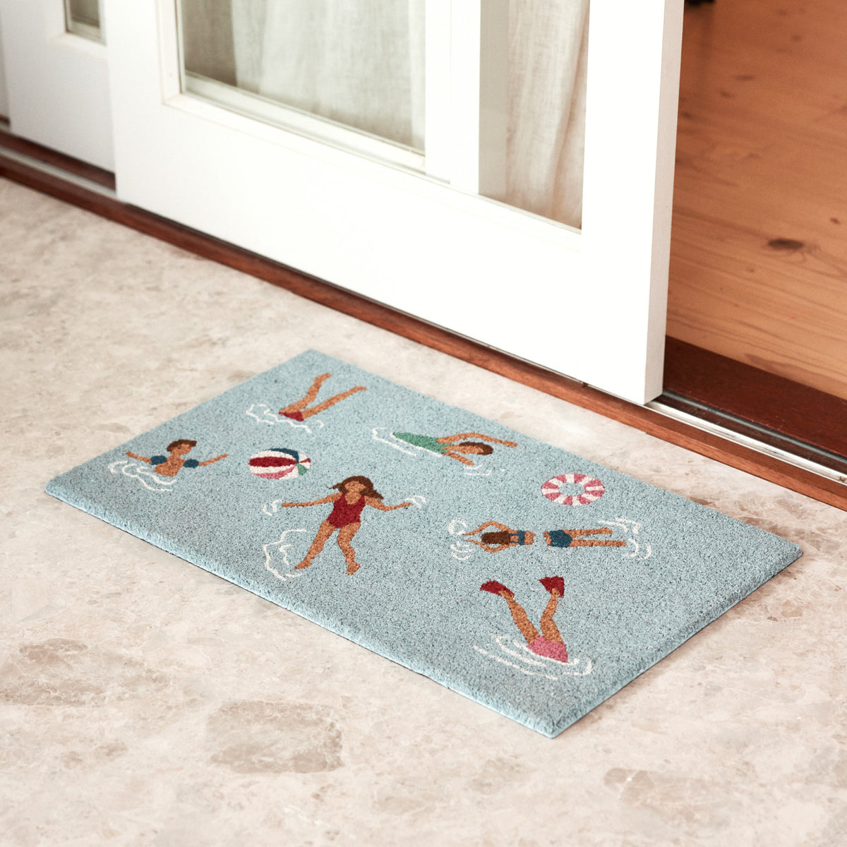 Ocean Swimmers Doormat