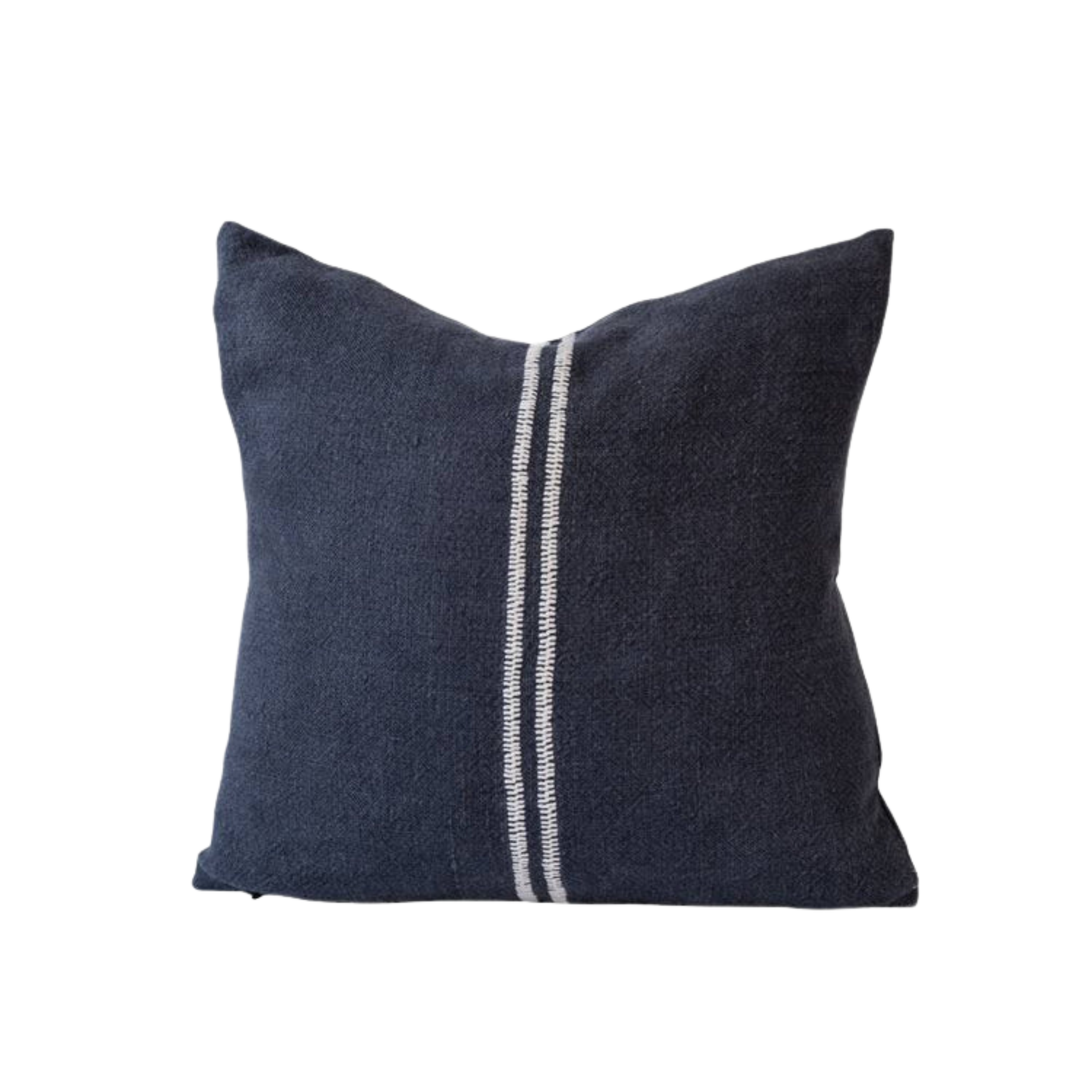 Midnight/White Orion Linen Cushion