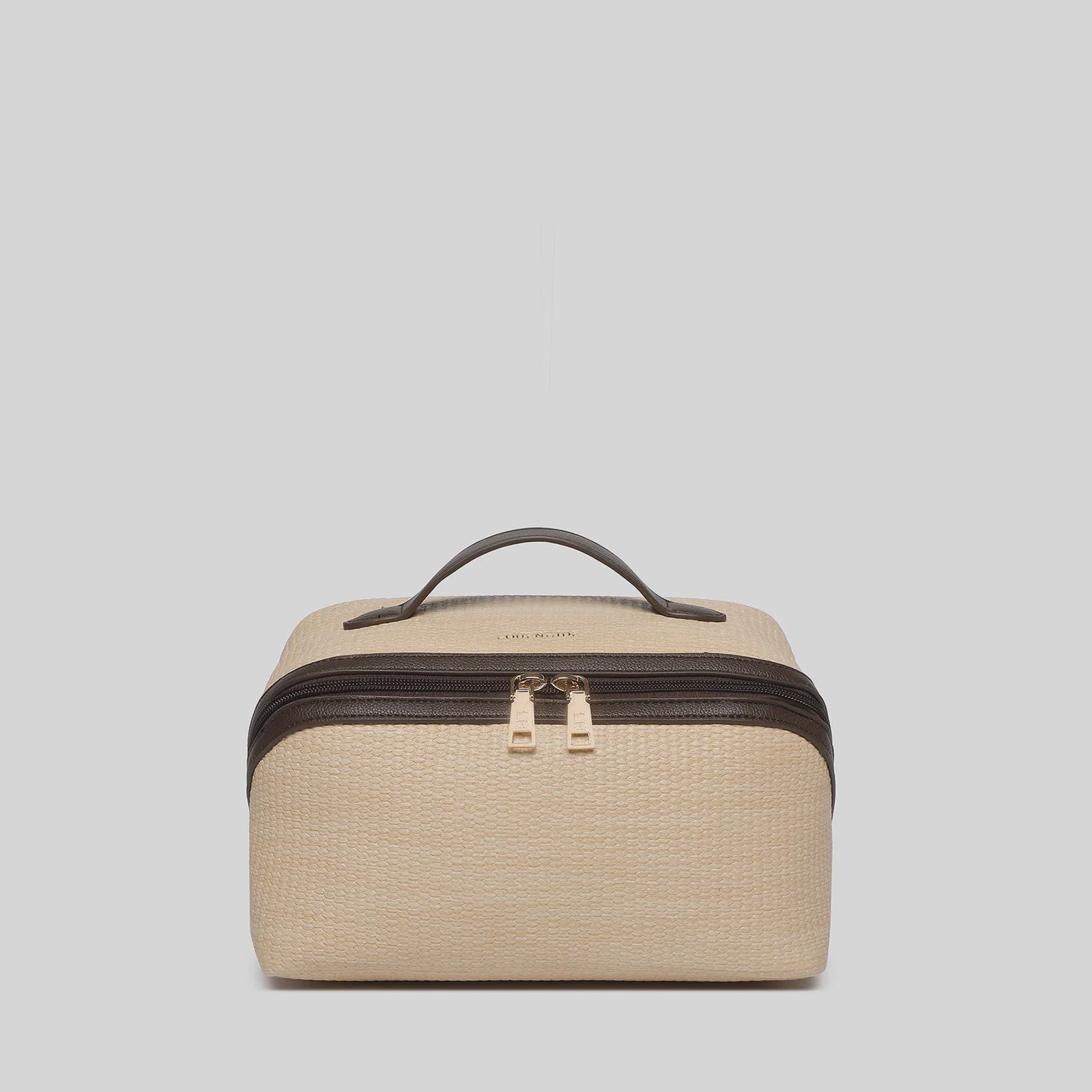 Orion Makeup Bag | Natural Chocolate