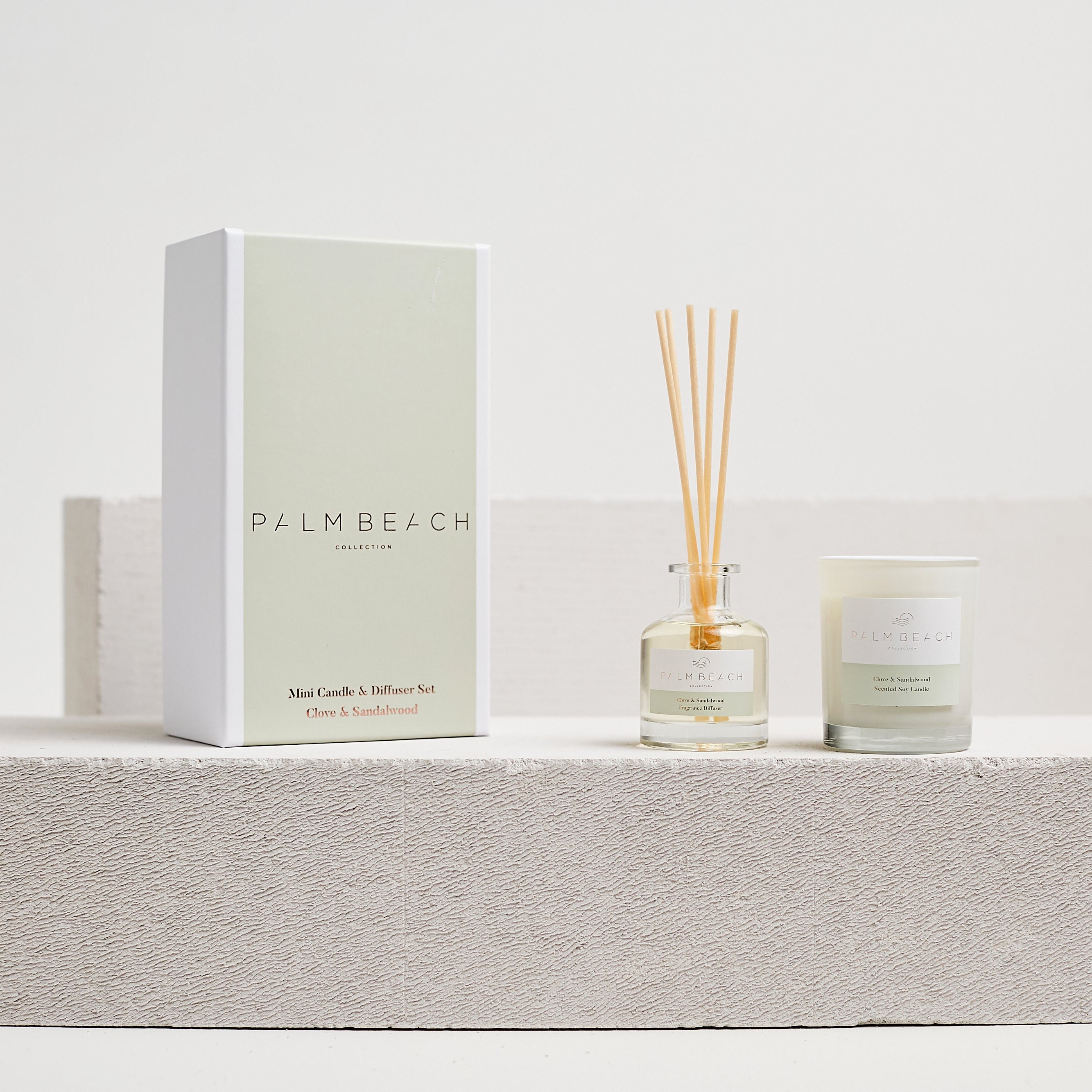 Clove &amp; Sandalwood Mini Candle &amp; Diffuser Pack