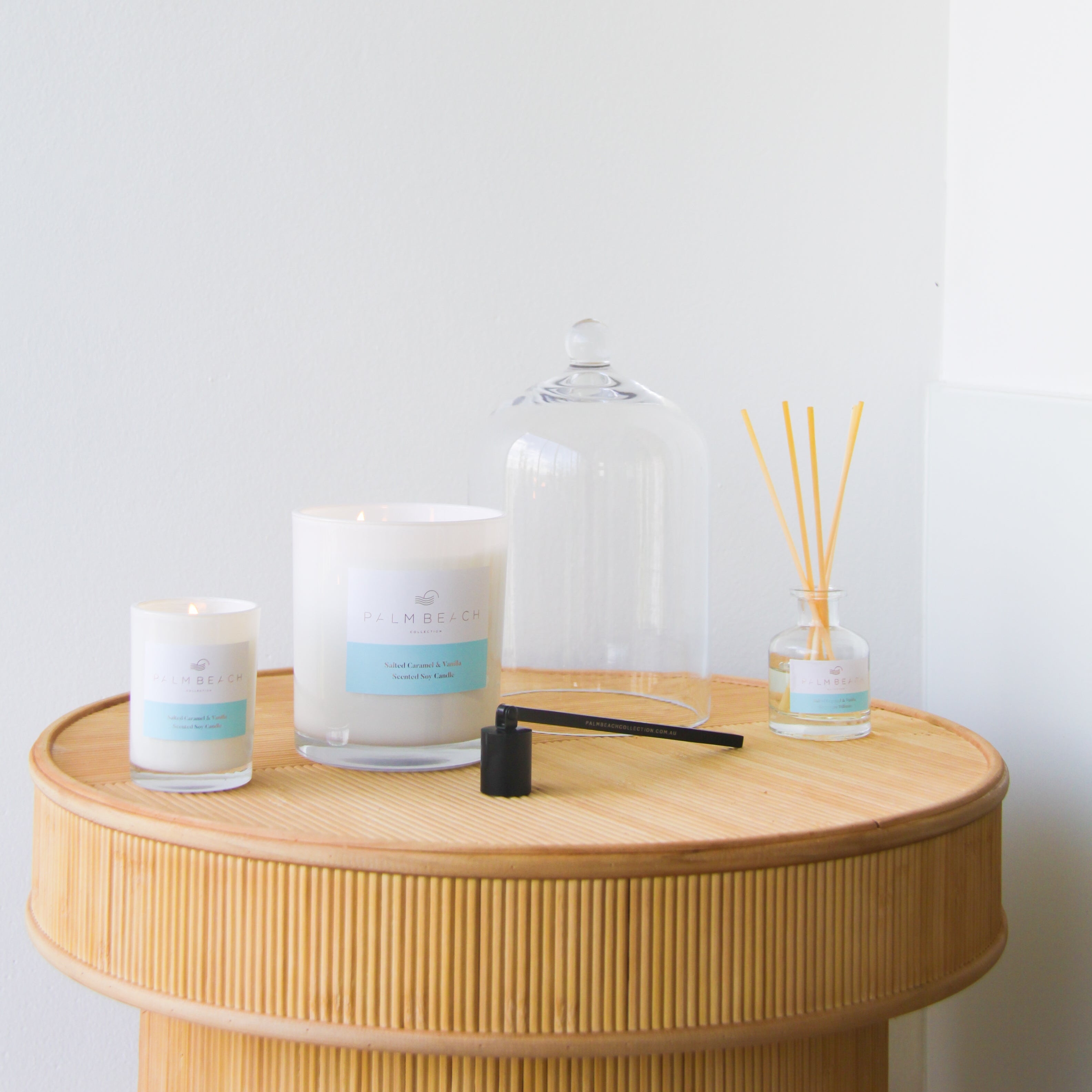 Salted Caramel & Vanilla Mini Candle 90g
