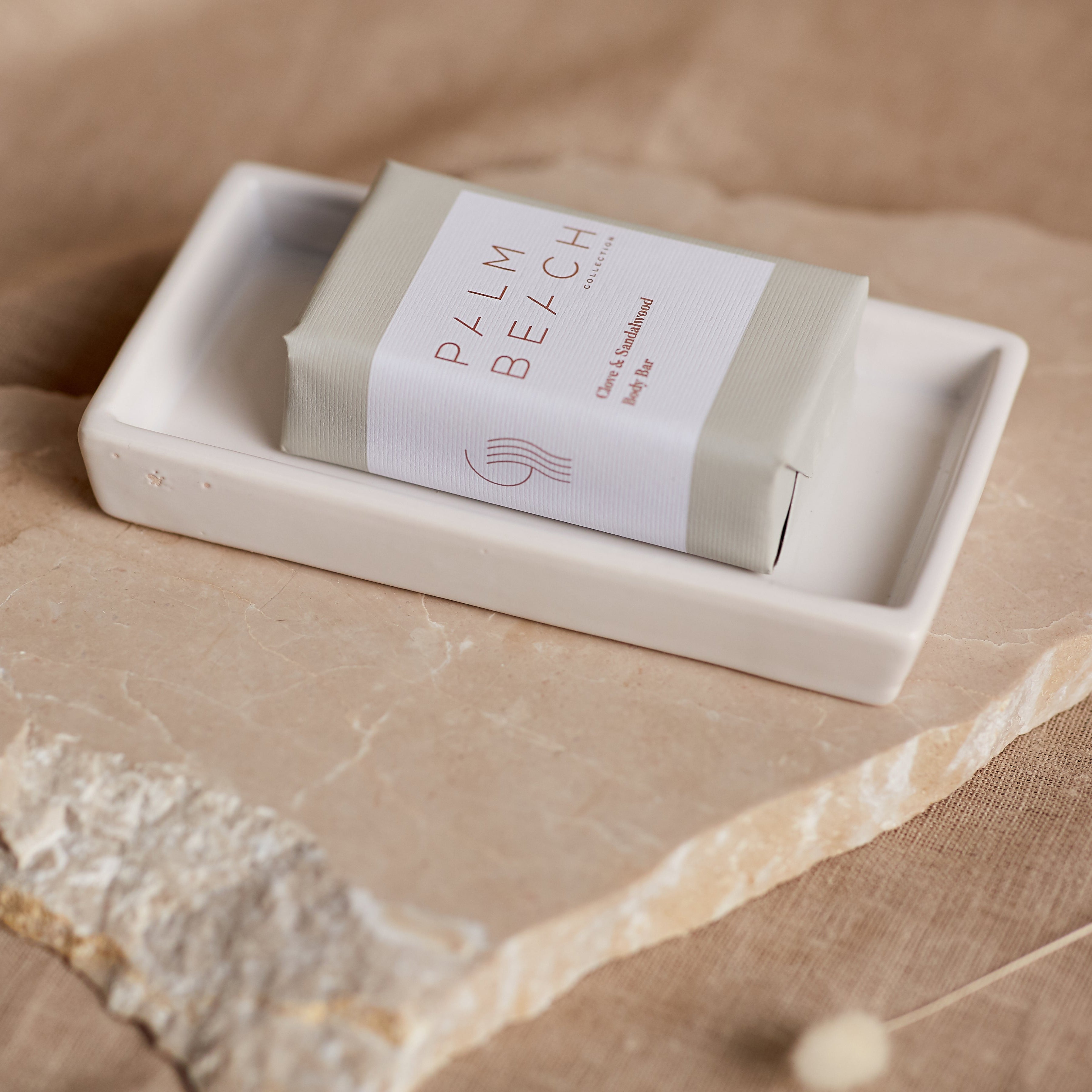 White Ceramic Tray