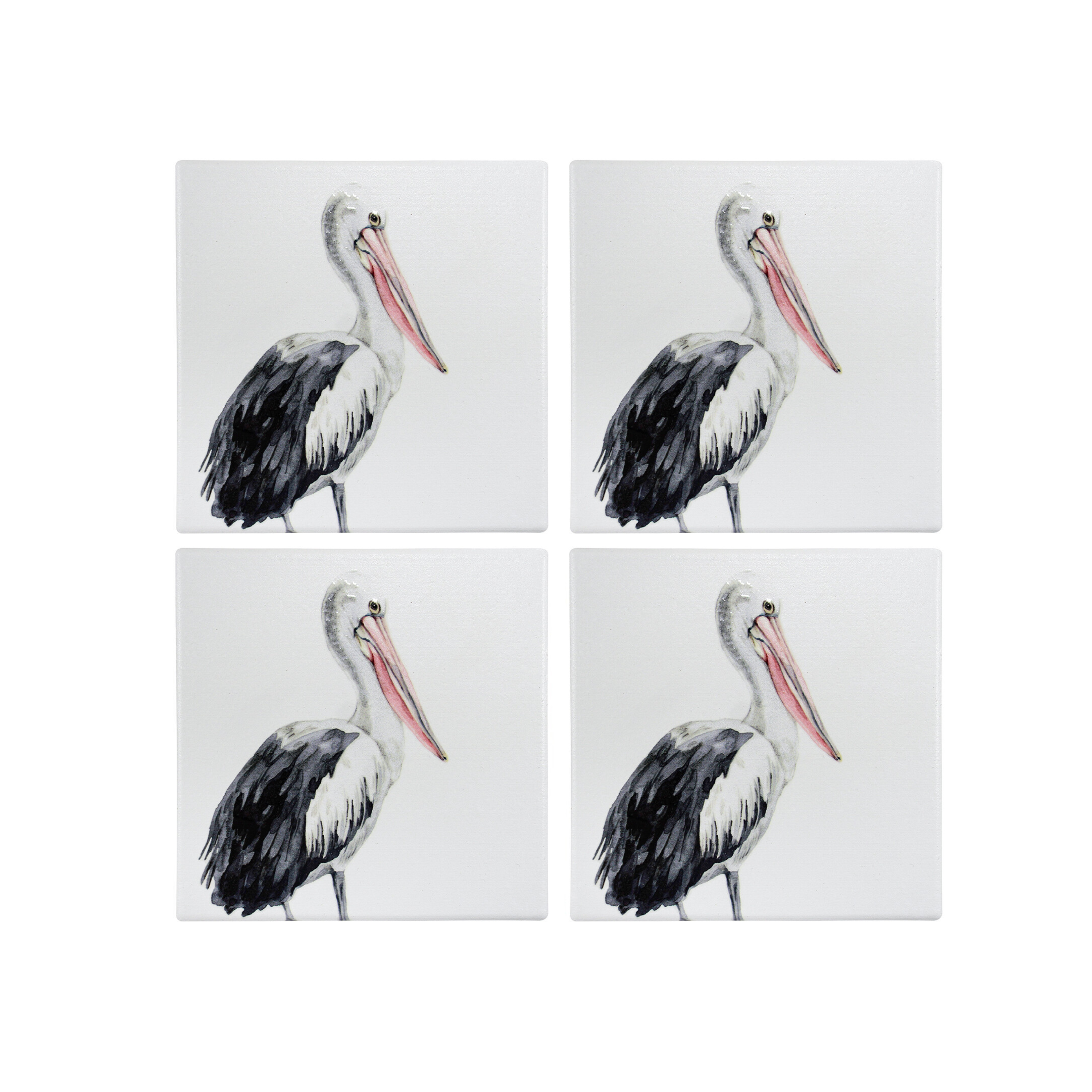Pelican Coasters | Set/4