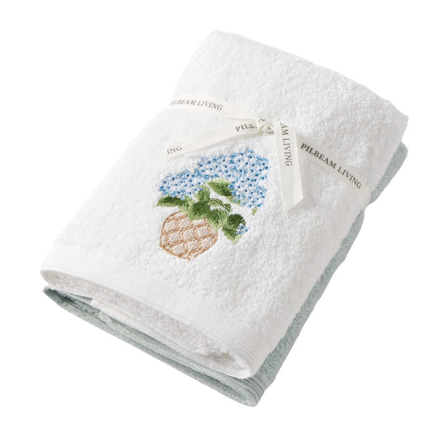 Heritage Bloom Hand Towel | Set of 2