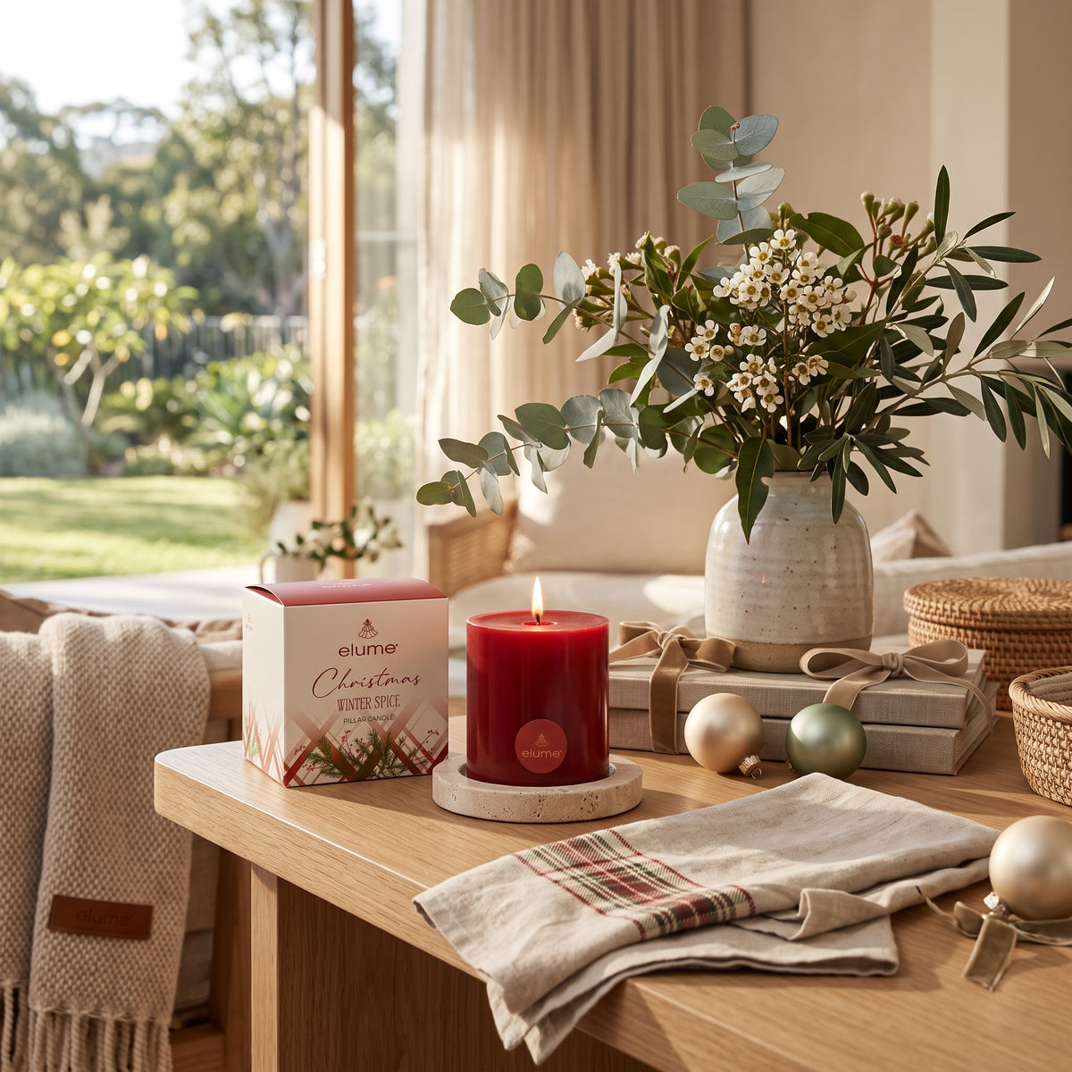 Winter Spice Pillar Candle 3x3