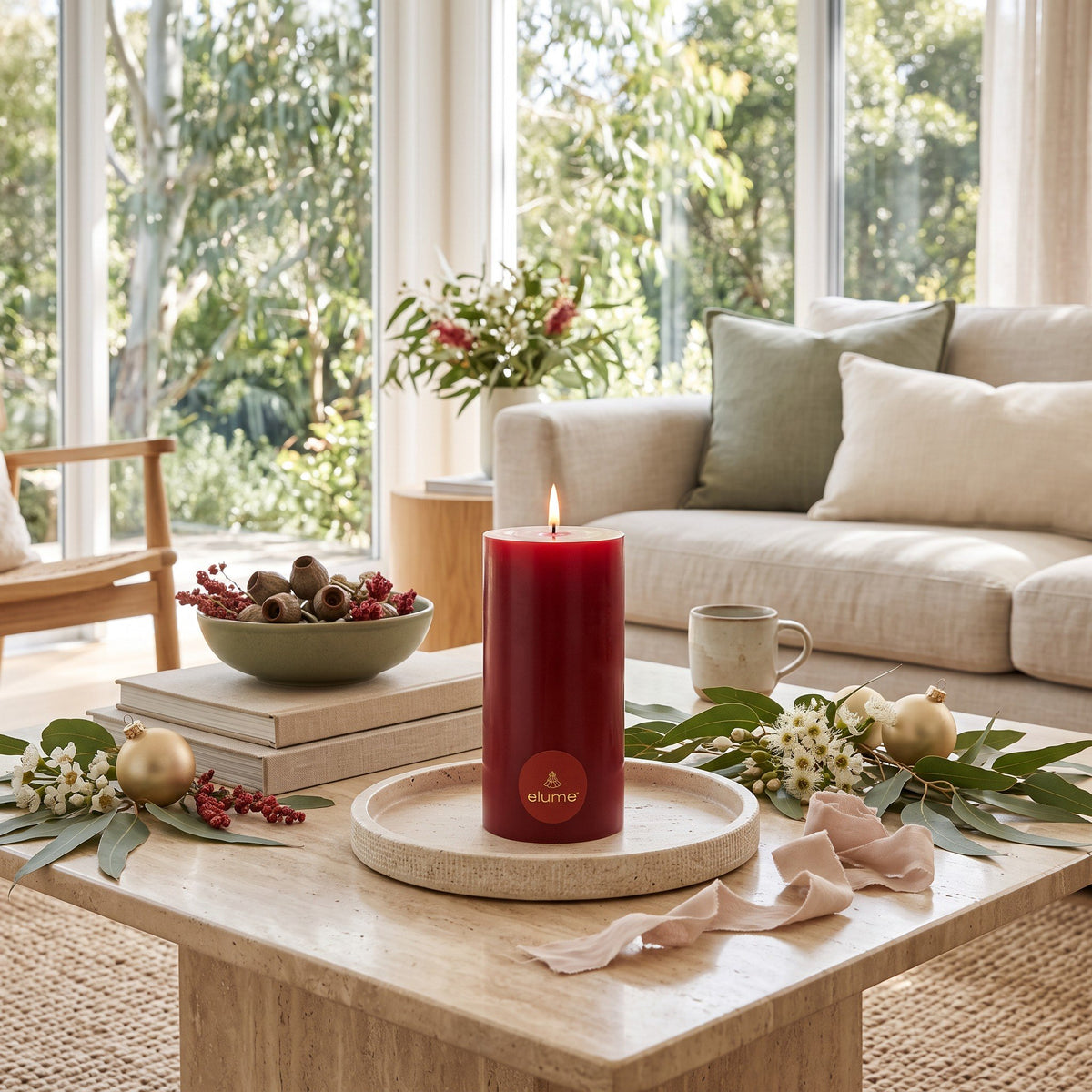 Winter Spice Pillar Candle 3x6