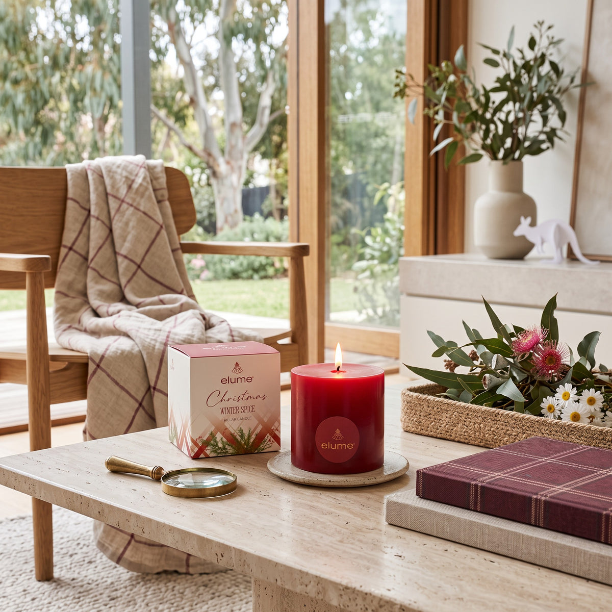 Winter Spice Pillar Candle 4x4