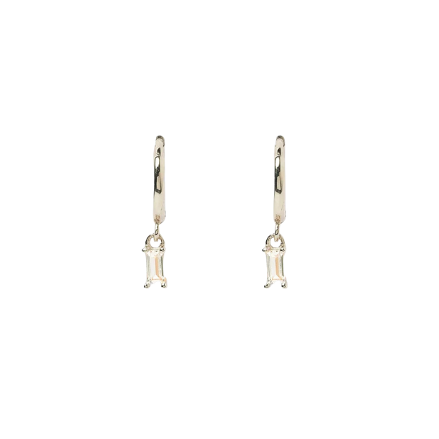 Pip Charm Earrings | Silver