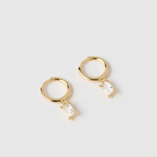 Pip  Charm Earrings | Gold