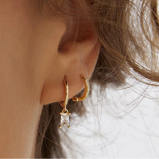 Pip  Charm Earrings | Gold