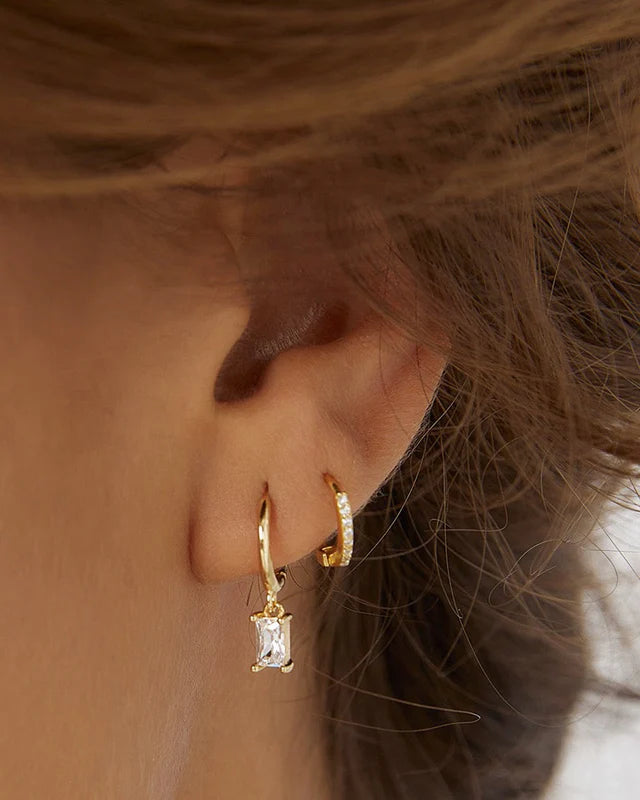 Pip  Charm Earrings | Gold