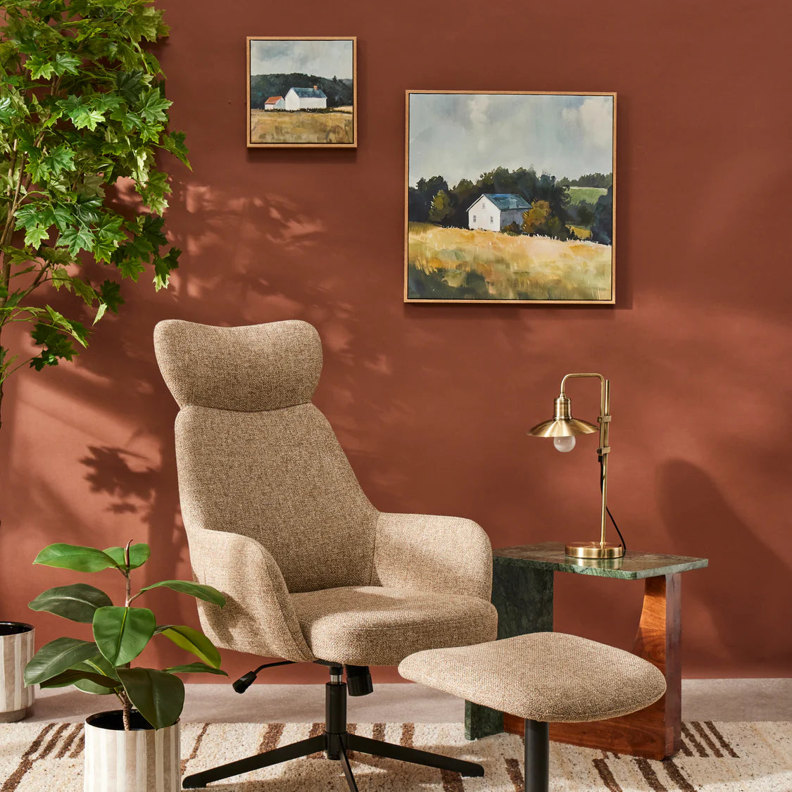Prairy Hand Painted Wall Art