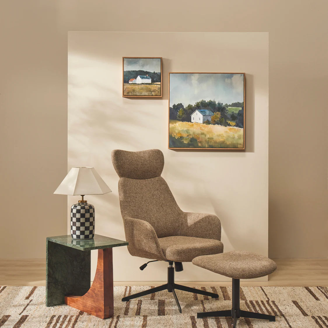 Prairy Hand Painted Wall Art