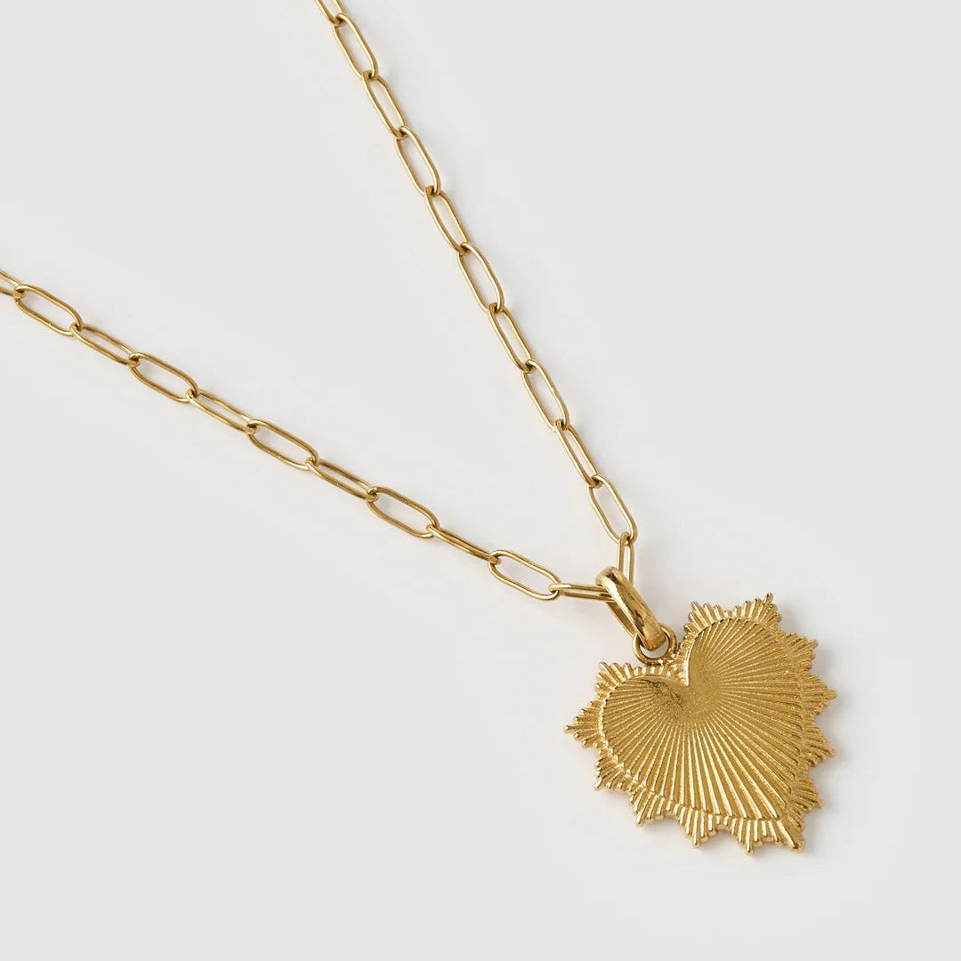 Queen Of Hearts Necklace | Gold