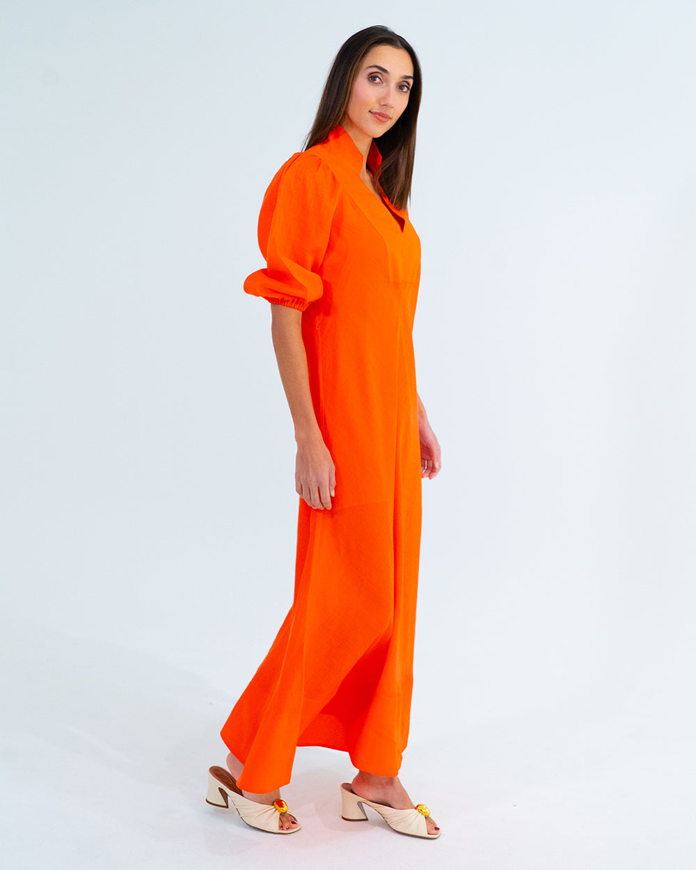 River Dress | Tangerine