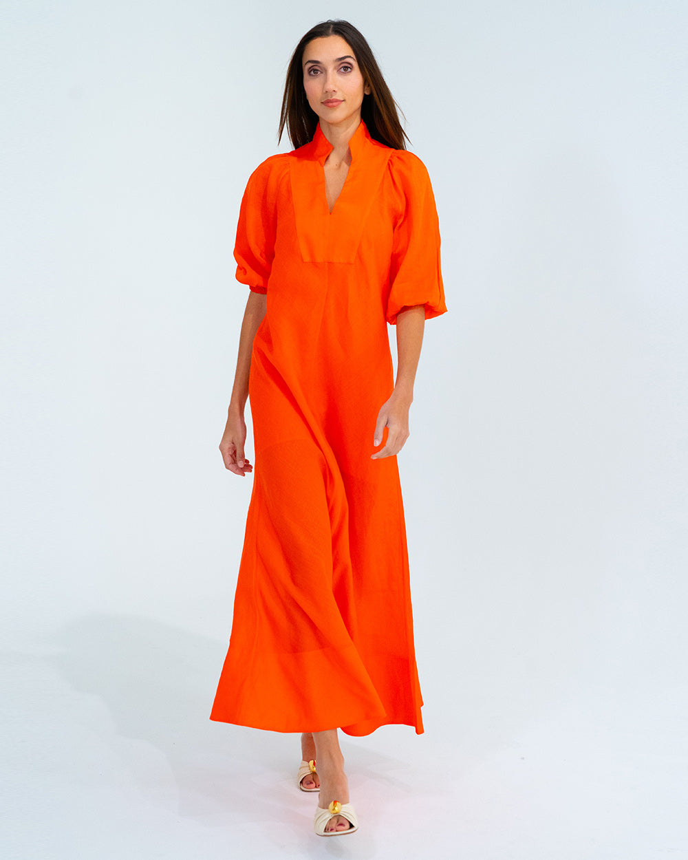 River Dress | Tangerine