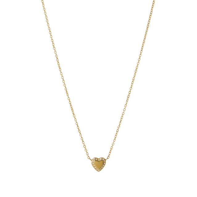 Rosie Heart Necklace | Gold