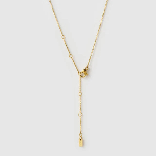 Rosie Heart Necklace | Gold