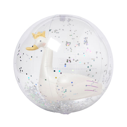 3D Inflatable Beach Ball | Princess Swan | Multi