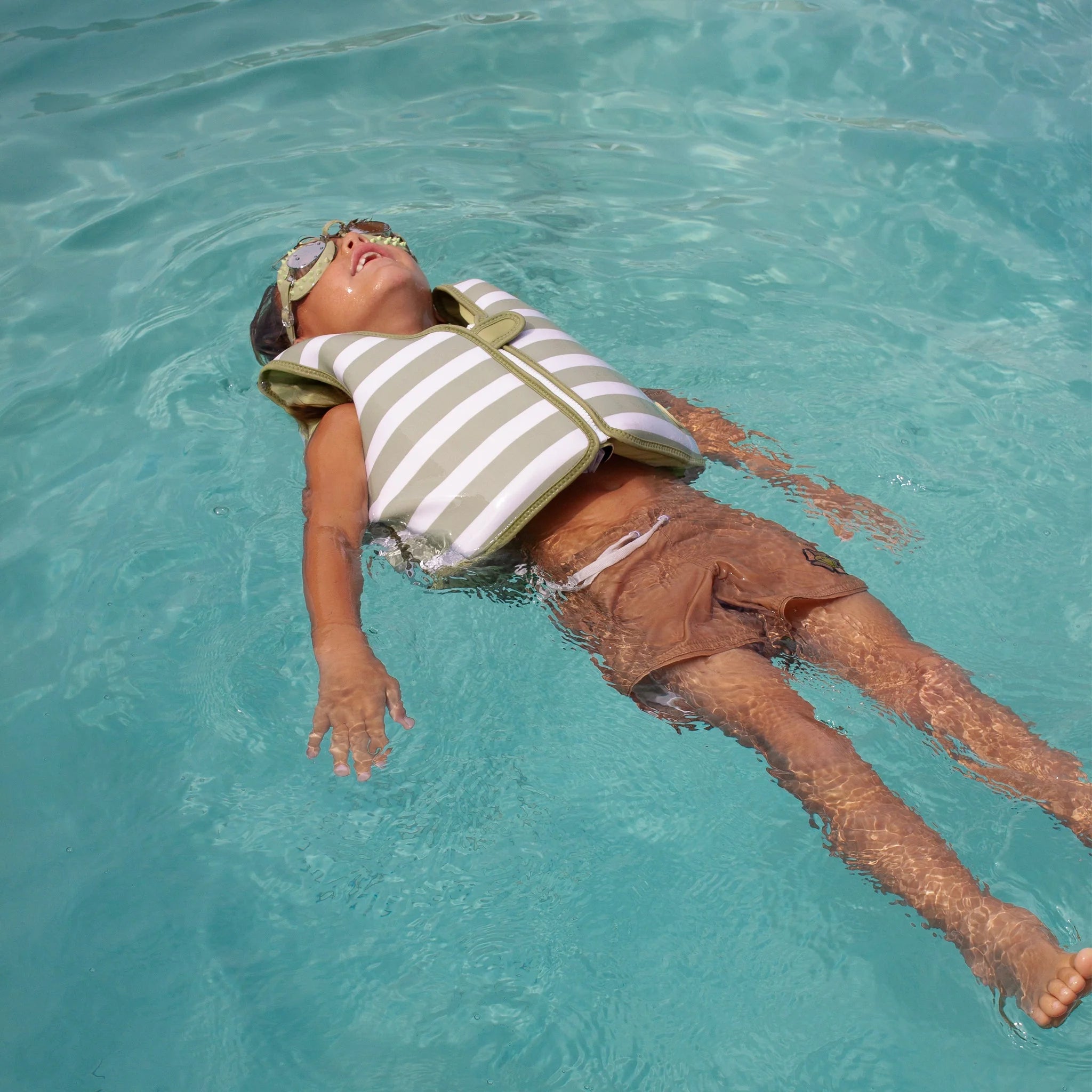 Kids Swim Vest 2-3 | Into the Wild | Khaki