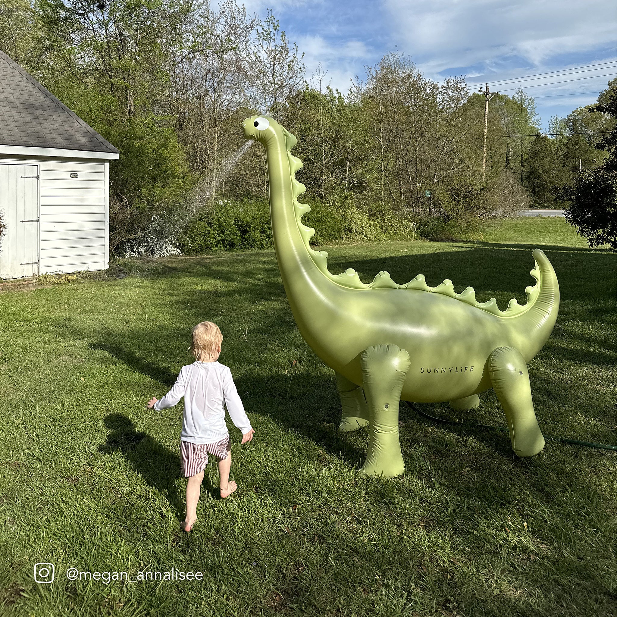 Dino Giant Sprinkler Into the Wild Khaki