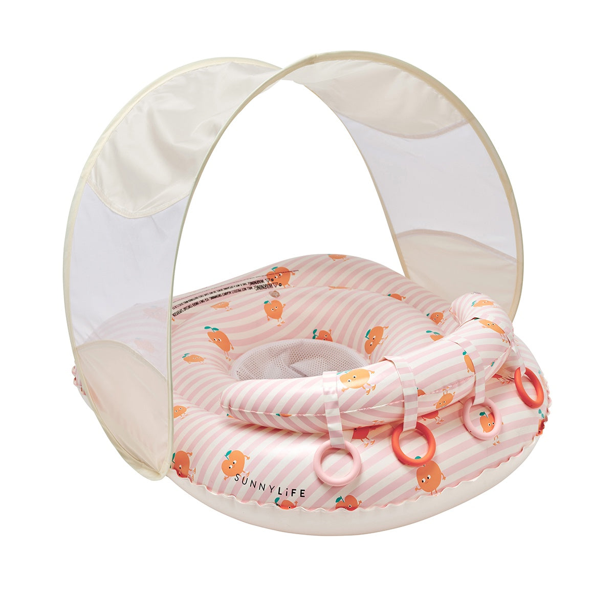 Interactive Baby Float Poppy the Peach Pink Stripe